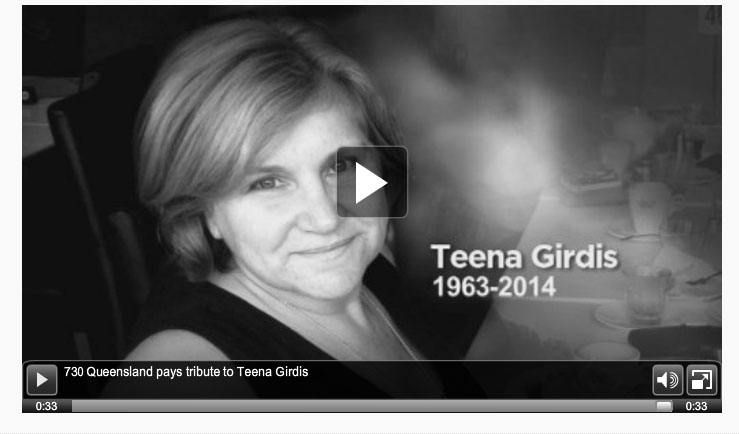 Teena Girdis ABC 730 Tribute